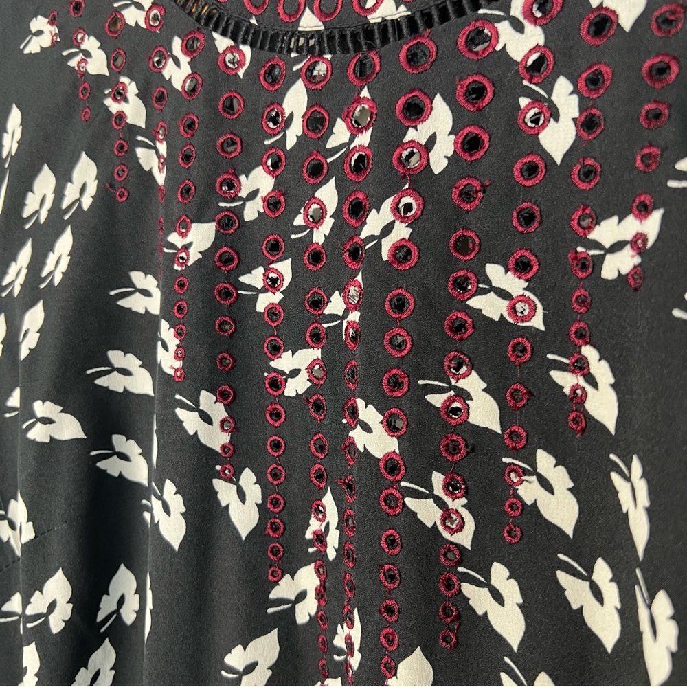 Anthropologie Black and White Patterned Romper - Picture 8 of 14